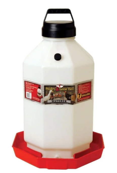 Plastic Poultry Waterer - 3 sizes available