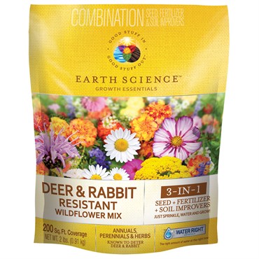 Wildflower Deer & Rabbit Resistant Mix - 2lb -200sq ft Coverage Area