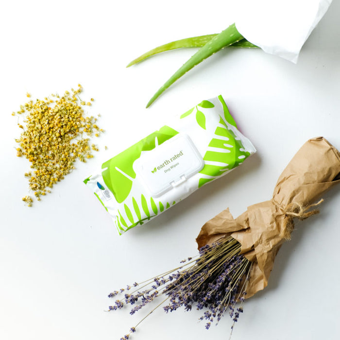 Earth Rated Compostable Dog Grooming Wipes