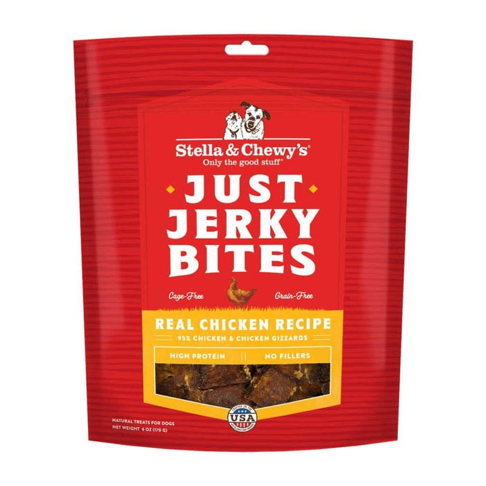 Stella & Chewy's Just Jerky Bites Real Chicken Recipe Dog Treats