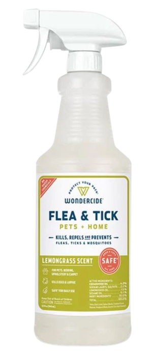 Wondercide Flea & Tick Spray for Pets + Home with Natural Essential Oils, Multiple Sizes Available