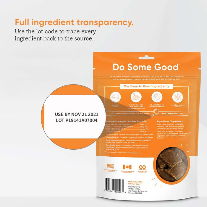 Open Farm Dehydrated Pork Treat