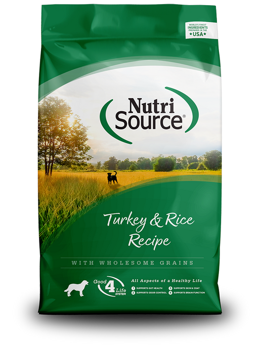 NutriSource Turkey & Rice Recipe Healthy Dry Dog Food