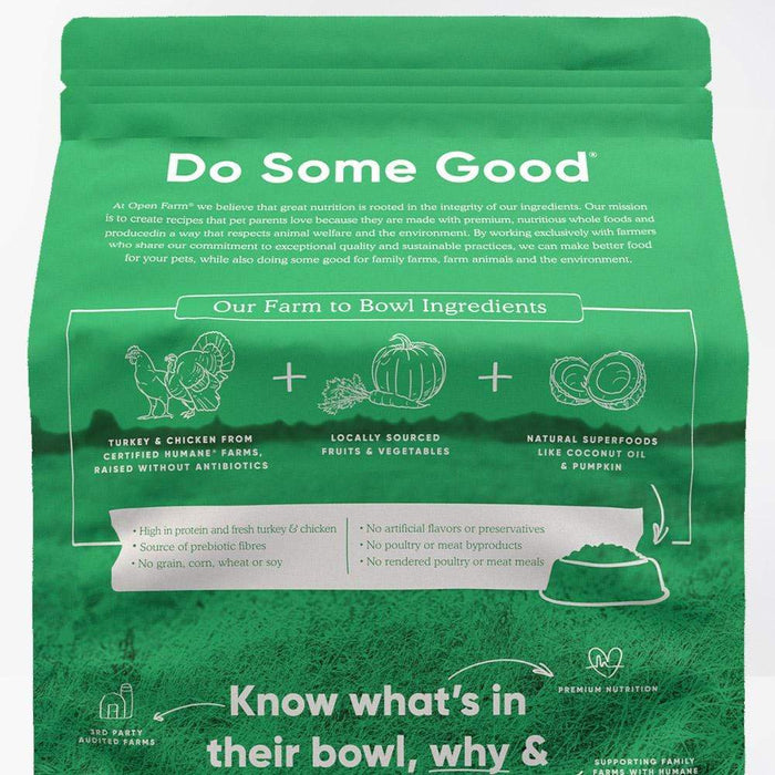 Open Farm Homestead Turkey & Chicken Grain Free Dry Dog Food