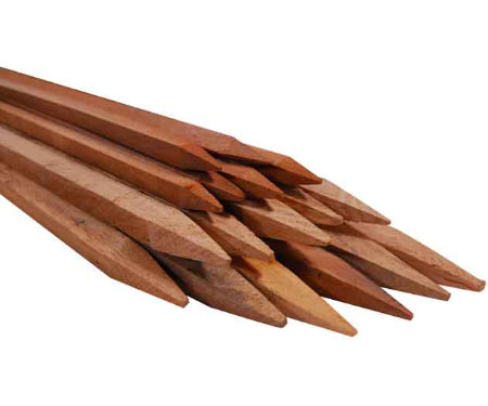Hardwood Stakes, 6 feet tall, 6pk