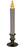 Battery Operated Window Candle with Solid Base (Pewter)