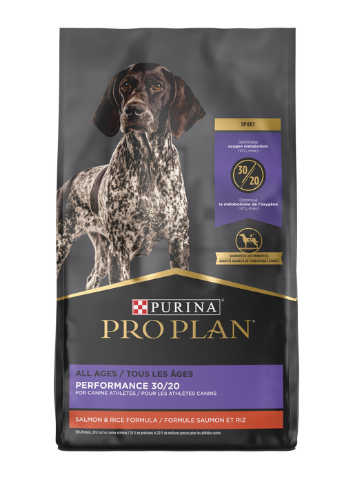 Purina Pro Plan Sport All Life Stages Performance 30/20 Salmon & Rice Formula Dry Dog Food