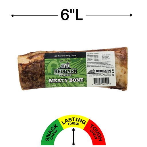 Redbarn Naturals Meaty Bone - Large, 6"