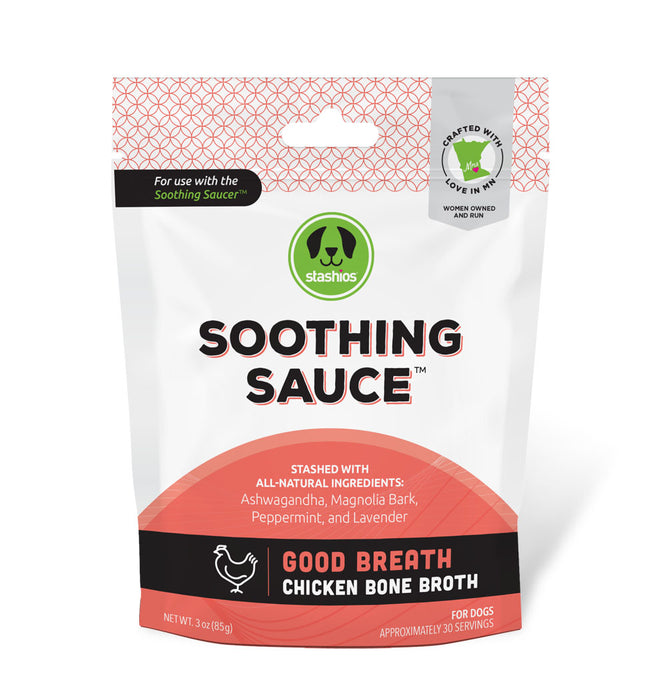Stashios Soothing Sauce Good Breath Chicken Bone Broth – Bulk Bag (30 servings)