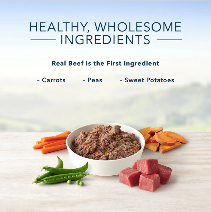 Blue Buffalo Beef Dinner with Garden Vegetables Canned Dog Food, 12.5oz