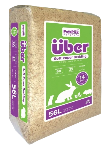 Über Soft Paper Bedding, 56L