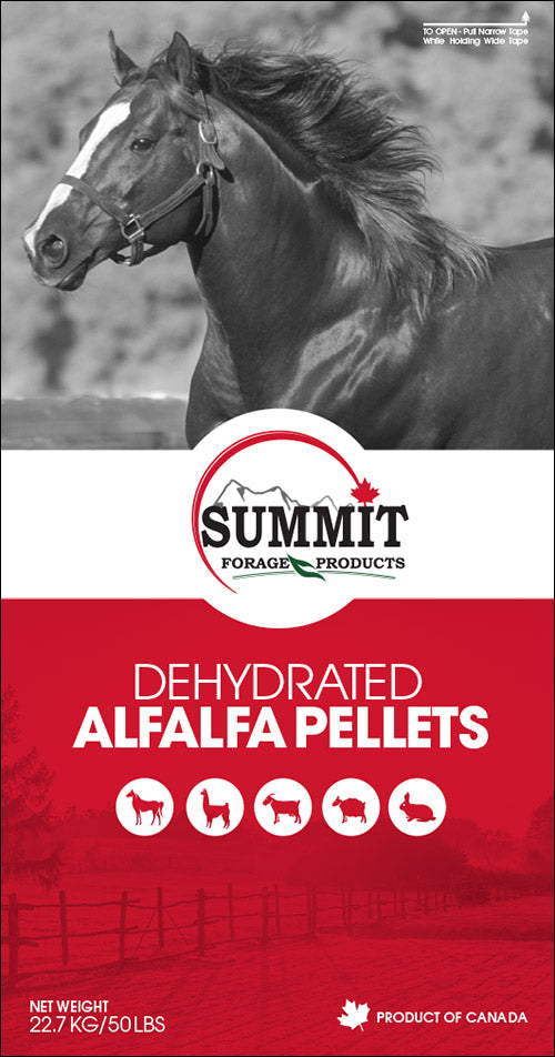 Summit Poulin Grain Alfalfa Pellets, 50lbs