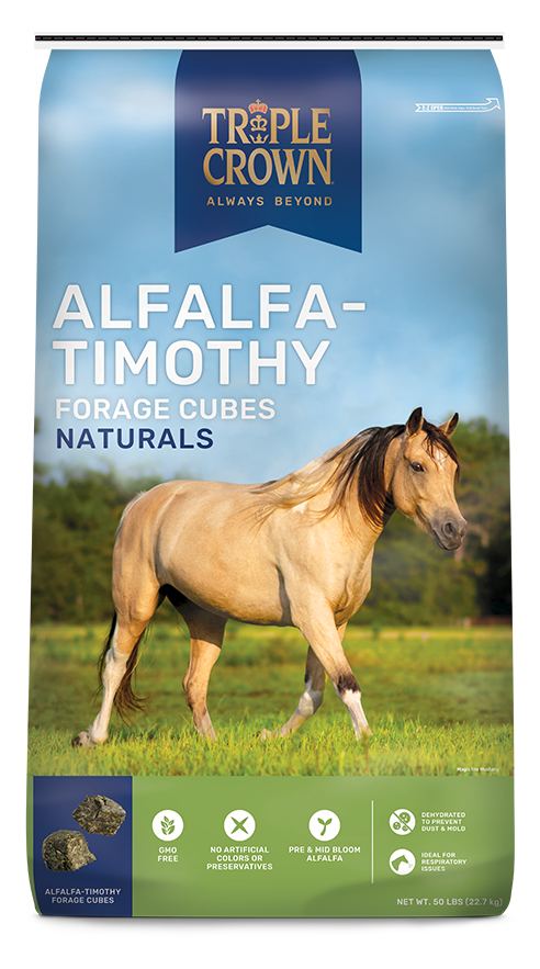 Triple Crown Timothy/Alfalfa Cubes, 50 lb