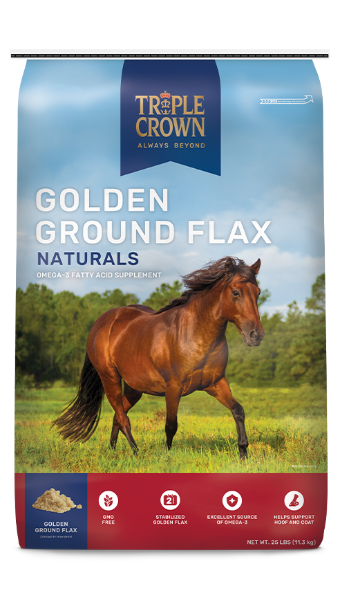 Triple Crown Naturals Golden Ground Flax, 25lbs