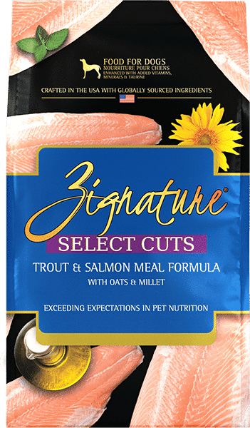 Zignature Select Cuts Trout and Salmon Meal Dry Dog Food