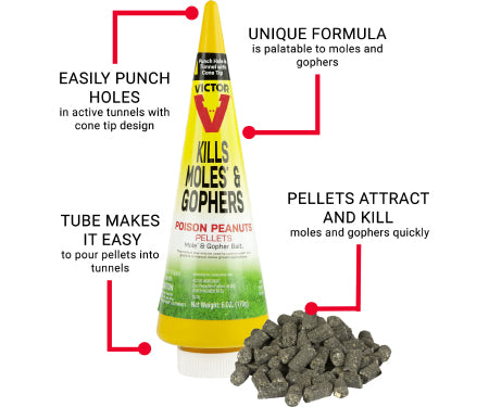 Victor® Poison Peanuts - 1 Cone - 6oz