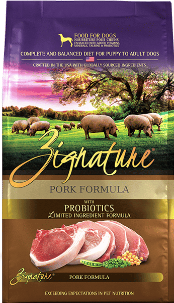 Zignature Pork Formula Dry Dog Food
