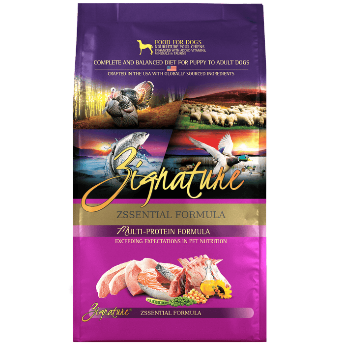 Zignature Grain Free Zssential Multi-Protein Recipe Dry Dog Food