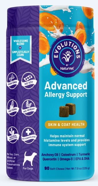 NaturVet Evolutions - Advanced Allergy Support Soft Chews for Dogs