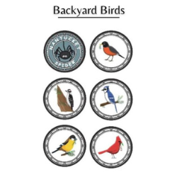 Nantucket Spider Mosquito Repellent Stickers, Pack of 78