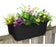 24" Dual Rail Outdoor Planter