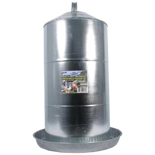 Galvanized Poultry & Game Bird Waterer, 8 Gal
