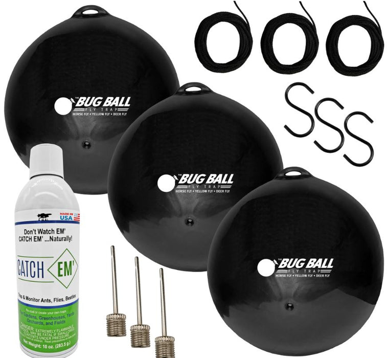 Bug Ball Fly Trap, 3 pack