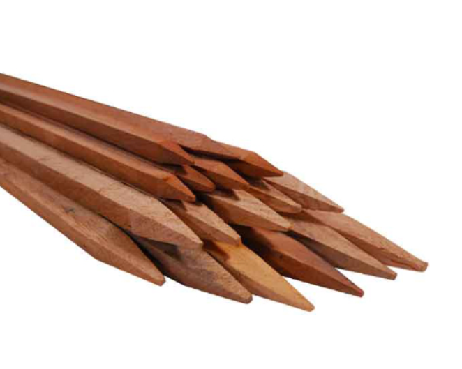 Hardwood Stakes, 4 feet tall, 6pk