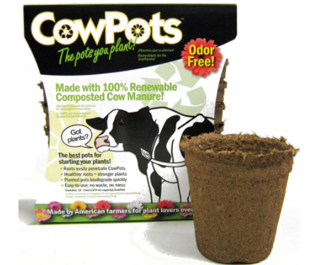 CowPots Round 3.25" dia. - 12 pack