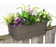 24" Dual Rail Outdoor Planter