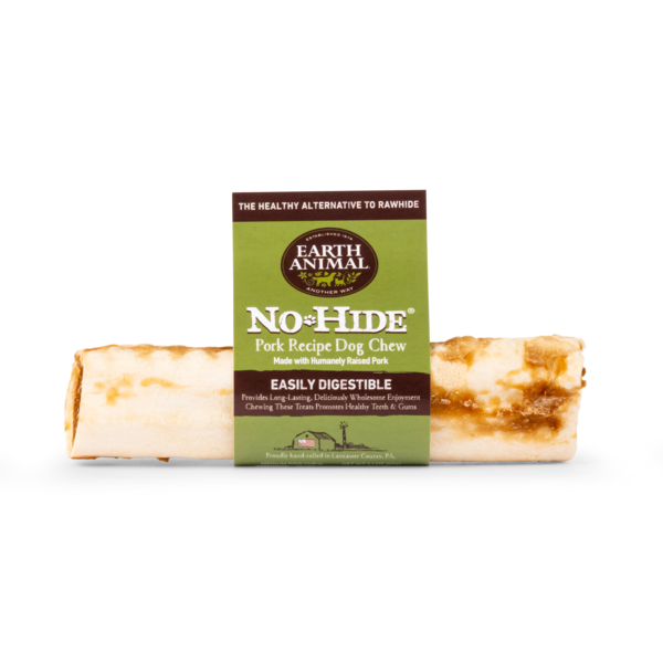 Earth Animal Pork No-Hide® Wholesome Dog Chews - Medium, 7"