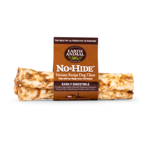 Earth Animal Venison No-Hide® Wholesome Dog Chews- Medium, 7"