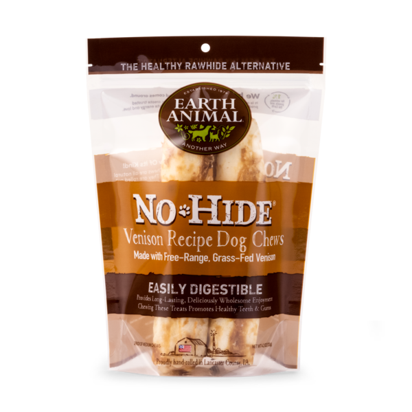 Earth Animal Venison No-Hide® Wholesome Dog Chews- Medium, 7"