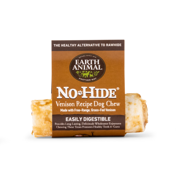 Earth Animal Venison No-Hide® Wholesome Dog Chews- Small, 4"