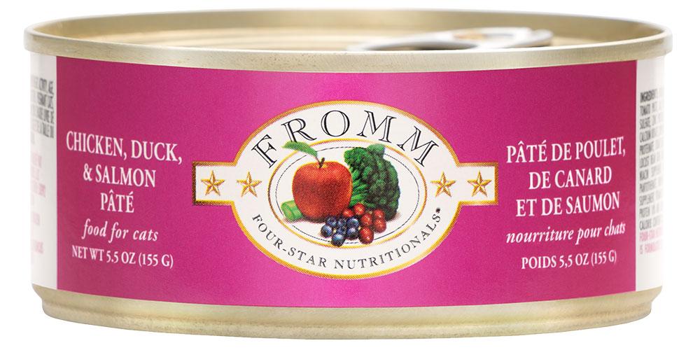 Fromm Four Star Chicken, Duck & Salmon Pate Cat Food Can
