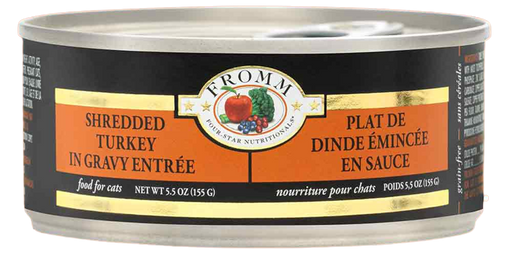 Fromm Four Star Shredded Turkey Cat Can