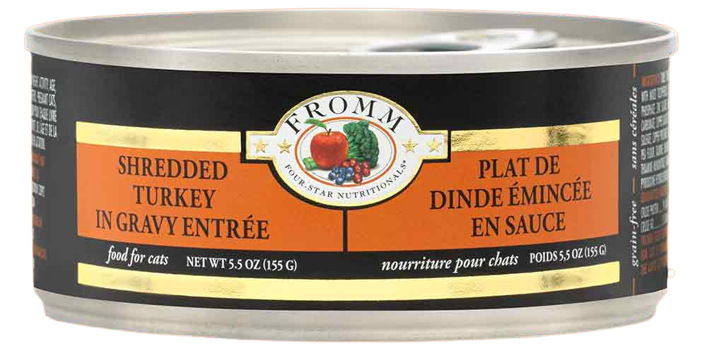 Fromm Four Star Shredded Turkey Cat Can