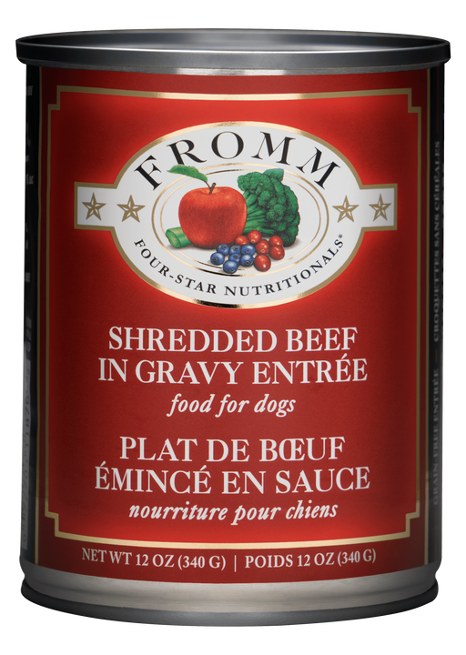 Fromm Four Star Shredded Beef in Gravy Entrée Dog Food