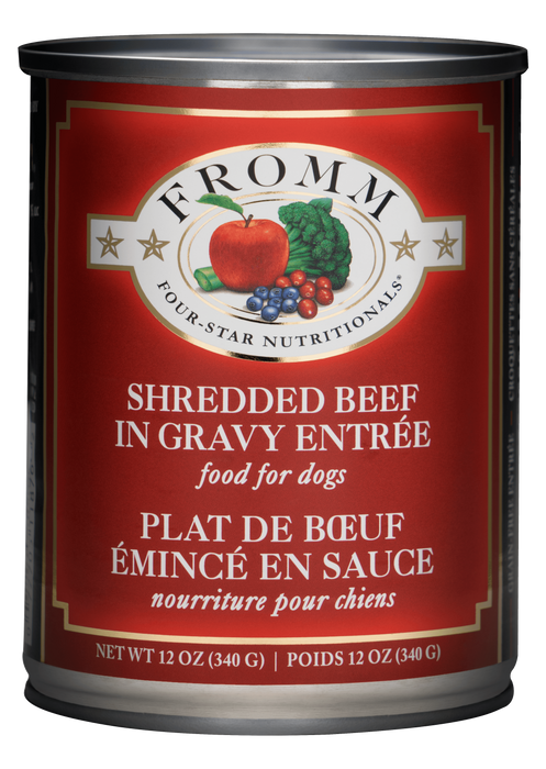 Fromm Four Star Shredded Beef in Gravy Entrée Dog Food