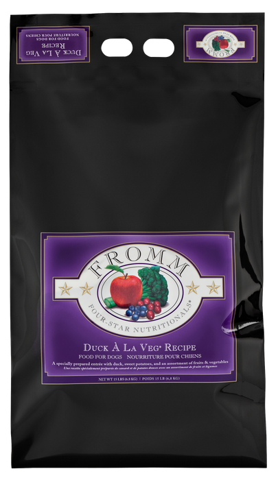 Fromm Four-Star Duck A La Veg Dry Dog Food