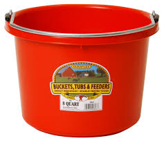 Little Giant 8qt Round Bucket, Multiple Colors Available