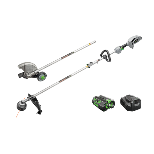EGO Multi-Head Combo Kit - Power Head with String Trimmer & Edger Attachments - (5.0Ah Battery, Standard Charger)