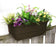 24" Dual Rail Outdoor Planter