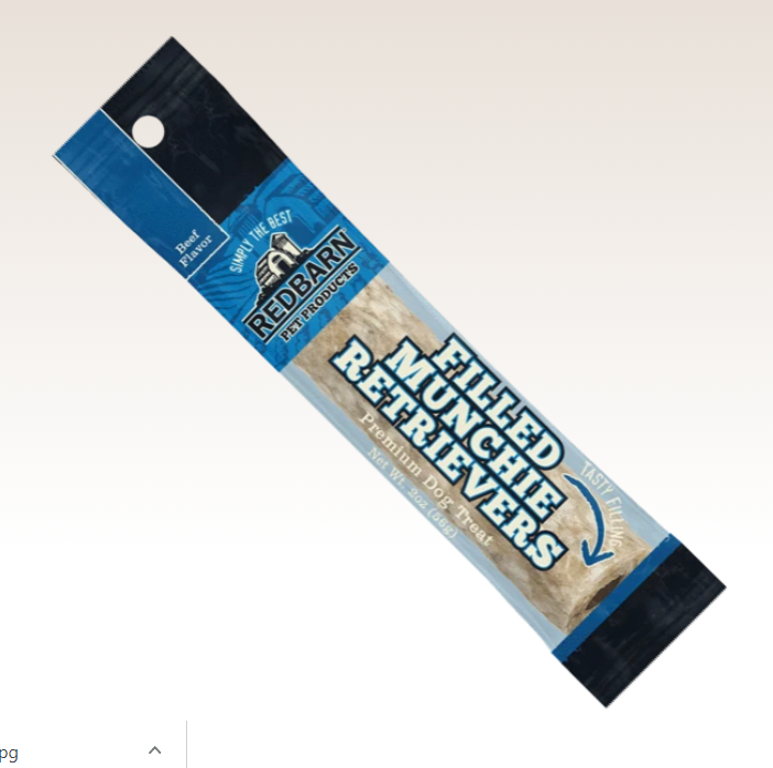Redbarn Naturals Filled Munchie Retriever Beef Flavor
