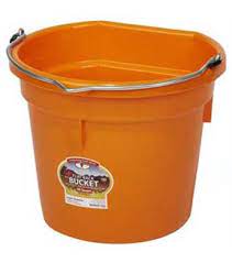 Little Giant 20qt Flat Back Bucket, Multiple Colors Available