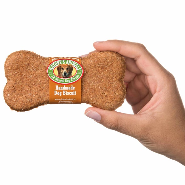 Nature's Animals Biscut 4" Peanut Butter