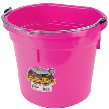 Little Giant 20qt Flat Back Bucket, Multiple Colors Available