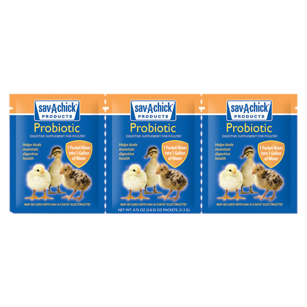 Sav-A-Chick Probiotic Supplement 3 pack