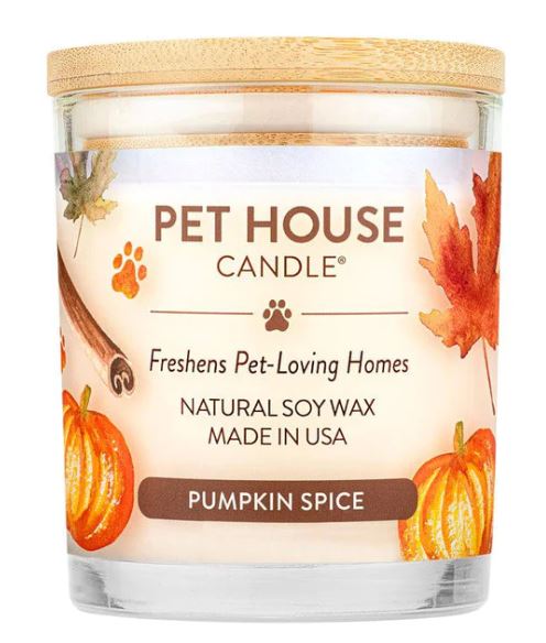 Pet House Candle, Pumpkin Spice 9oz