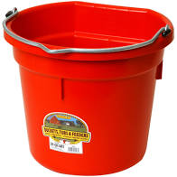 Little Giant 20qt Flat Back Bucket, Multiple Colors Available